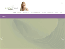 Tablet Screenshot of katestrong.com